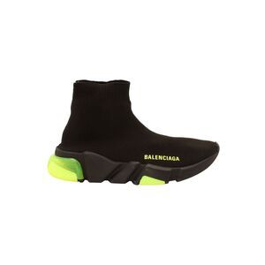 Balenciaga Speed Clear Sole Sneakers in Black Polyamide
